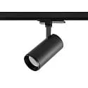 Projecteur triphasé LUCEA 15 TILT contrôlable par DALI IP20, noir gradable