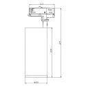 Deko-Light Projecteur triphasé LUCEA 40 TILT contrôlable par DALI IP20, blanche gradable