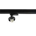3-phase spot CAN BASE MIX'N MATCH 1/3 without shade, cardanic swivelling GU10 IP20, black