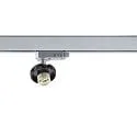 3-phase spot CAN BASE MIX'N MATCH 1/3 without shade, cardanic swivelling GU10 IP20, silver
