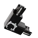 Accessories for 3-phase track system D LINE - 90°-coupler left-right with change mechanism, 220-240V AC, black