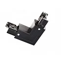 Accessories for 3-phase track system D LINE - 90°-coupler left-right with change mechanism, 220-240V AC, black