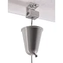 Deko-Light Suspension pendante triphasé D LINE avec rosette, gris
