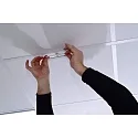 Deko-Light Accessories for 3-phase track system D LINE - grid ceiling quick mounting bracket, white
