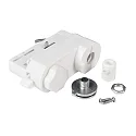 Deko-Light 3-phase pendant suspension D LINE 3-PHASE with strain relief, white