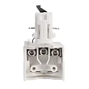 Deko-Light 3-phase pendant suspension D LINE 3-PHASE with strain relief, white