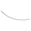 3-phase surface-mounted track D LINE / DALI CURVED 90° / RADIUS 1M right, 6-pole, traffic white