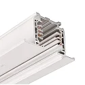 Deko-Light 3-phase recessed track D LINE/DALI 100CM, white