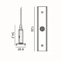 Deko-Light 1-phase ceiling suspension D ONE, traffic white