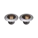  Projecteur encastré SOFT FLEX 18, argent