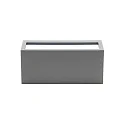 Deko-Light Luminaire mural d’extérieur RILONGO CLOSED haut / bas, angulaire, avec douille E27 IP54, gris graphite