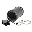 Deko-Light Borne d'éclairage FARO 25 avec optique de lentille, câblé en continu IP65, gris foncé gradable