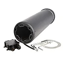 Deko-Light Borne d'éclairage FARO 100 avec optique de lentille, câblé en continu IP65, gris foncé gradable