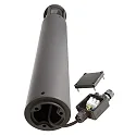 Deko-Light Borne d'éclairage FACADO II 650MM TONED rond E27 IP65, gris foncé, mat gradable