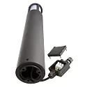 Deko-Light bollard lamp FACADO II 650MM OPAL round E27 IP65, dark grey, mat dimmable