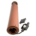 Deko-Light Borne d'éclairage FACADO II 650MM TONED rond E27 IP65, mat, rouille gradable