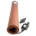 Deko-Light Borne d'éclairage FACADO II 650MM OPAL rond E27 IP65, mat, rouille gradable