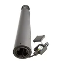 Deko-Light bollard lamp FACADO II 1000MM TONED round E27 IP65, dark grey, mat dimmable