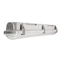 Luminaire pour locaux humides TRI PROOF BASIC 61CM / 10W 840 ON-OFF résistant aux chocs, commutable IP65, gris clair 