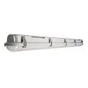 Luminaire pour locaux humides TRI PROOF BASIC 121CM / 20W 840 ON-OFF résistant aux chocs, commutable IP65, gris clair 