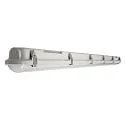Luminaire pour locaux humides TRI PROOF BASIC 151CM / 30W 840 ON-OFF résistant aux chocs, commutable IP65, gris clair 