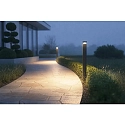 Deko-Light Luminaire borne FARO ON-OFF 100 (Ø 10CM) EL résistant aux chocs, avec optique de lentille, câblé en continu IP65