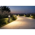 Deko-Light Luminaire borne FARO ON-OFF 100 (Ø 10CM) EL résistant aux chocs, avec optique de lentille, câblé en continu IP65