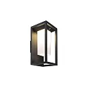 Lampe murale solaire SAMAS SOLAR avec interrupteur, avec capteur, avec batterie IP54, gris foncé gradable