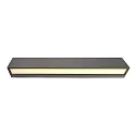 Deko-Light Luminaire mural d'extérieur LINEAR II DOUBLE IP65, gris foncé, laiteux