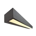 Wall luminaire LINEAR I SINGLE, 220-240V AC/50-60Hz, 14W, dark grey