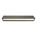 Deko-Light Luminaire mural d'extérieur LINEAR I SINGLE IP65, gris foncé, laiteux