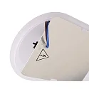 Deko-Light damp-proof luminaire SOTANO IP54 oval, CCT Switch, impact resistant, switchable, multipower IP54, grey 