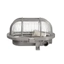 Deko-Light Applique et plafonnier SOTANO RETRO ovale E27 IP44, gris gradable