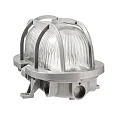 Deko-Light Applique et plafonnier SOTANO RETRO ovale E27 IP44, gris gradable