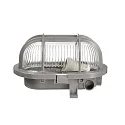 Deko-Light Applique et plafonnier SOTANO RETRO ovale E27 IP44, gris gradable