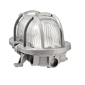 Deko-Light Applique et plafonnier SOTANO RETRO ovale E27 IP44, gris gradable