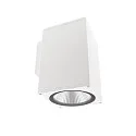 facade spotlight SHORELINE PRO SQUARE 140 DOWN 1 flame, square, CCT Switch IP65, white dimmable