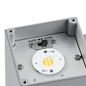 Deko-Light facade spotlight SHORELINE PRO LED SQUARE 70 DOWN 1 flame, square, CCT Switch IP65, light grey dimmable
