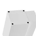facade spotlight SHORELINE PRO LED SQUARE 70 DOWN 1 flame, square, CCT Switch IP65, light grey dimmable