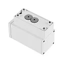 facade spotlight SHORELINE PRO LED SQUARE 70 DOWN 1 flame, square, CCT Switch IP65, light grey dimmable