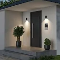 Deko-Light Luminaire mural d’extérieur CAN OUTDOOR UP OR DOWN à 1 flamme, cylindrique, rigide GU10 IP65, noir