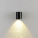 outdoor wall luminaire CAN OUTDOOR UP OR DOWN 1 flame, cylindrical, rigid GU10 IP65, black