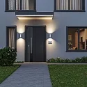 Deko-Light outdoor wall luminaire CAN OUTDOOR UP & DOWN up / down, 2 flames, cylindrical, rigid GU10 IP65, white