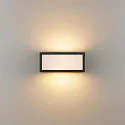 Deko-Light Luminaire mural d’extérieur RILONGO OPEN haut / bas, angulaire, avec douille E27 IP54, gris graphite