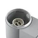 Deko-Light Projecteur de façade ACHERNAR DOWN à 1 flamme, cylindrique, avec douille GU10 IP65, gris clair