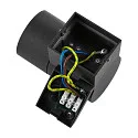 Deko-Light Projecteur de façade ACHERNAR DOWN à 1 flamme, cylindrique, avec douille GU10 IP65, gris foncé