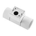 Deko-Light Projecteur de façade ACHERNAR UP & DOWN à 2 flammes, cylindrique, avec douille GU10 IP65, blanche