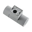 Deko-Light Projecteur de façade ACHERNAR UP & DOWN à 2 flammes, cylindrique, avec douille GU10 IP65, gris clair