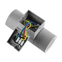 Deko-Light Projecteur de façade ACHERNAR UP & DOWN à 2 flammes, cylindrique, avec douille GU10 IP65, gris clair