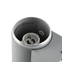 Deko-Light Projecteur de façade ACHERNAR UP & DOWN à 2 flammes, cylindrique, avec douille GU10 IP65, gris clair